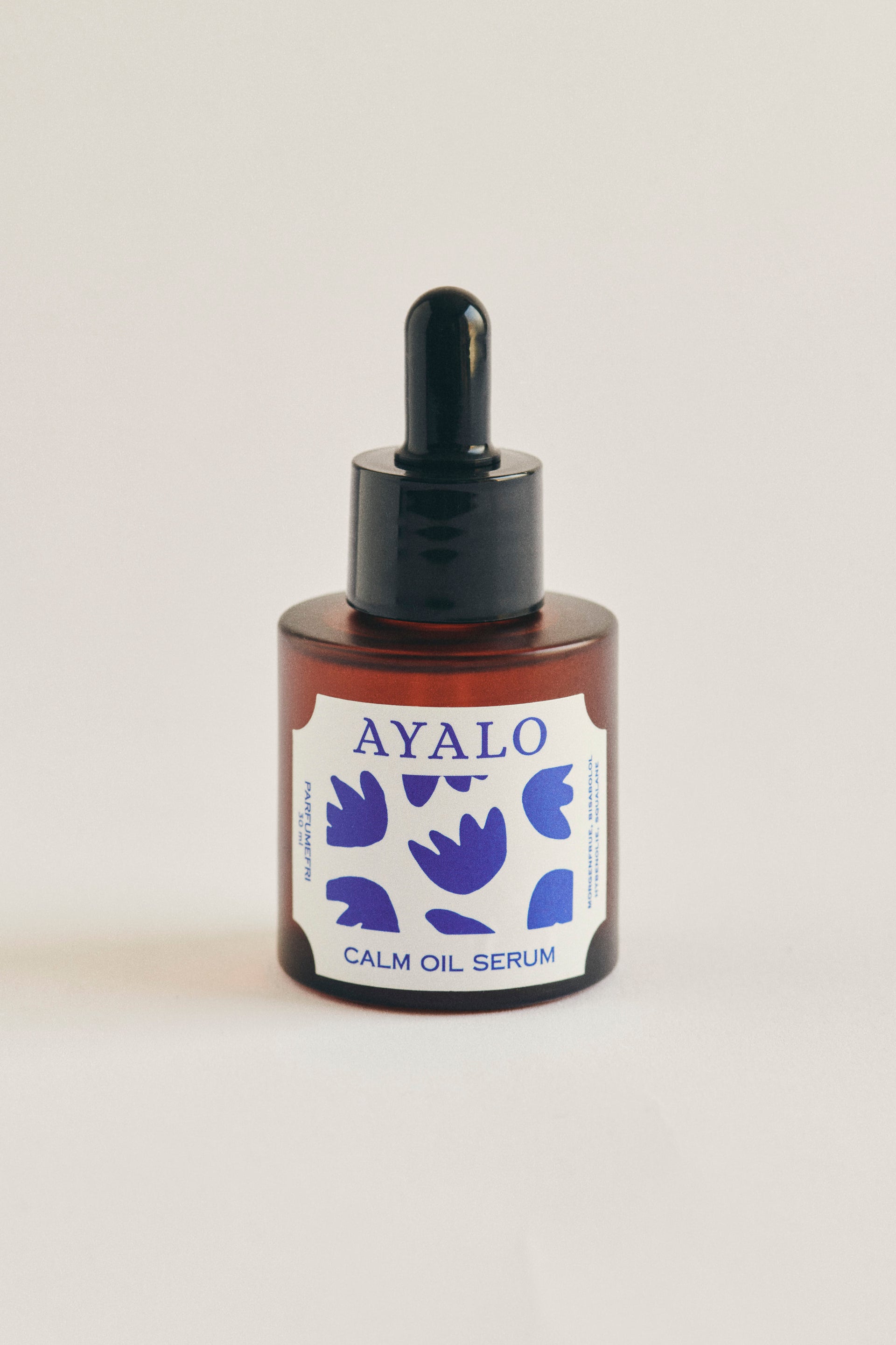 ayalo calm oil serum flaske